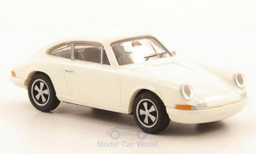 Diecast model cars Porsche 911 R R white 1/87 Brekina