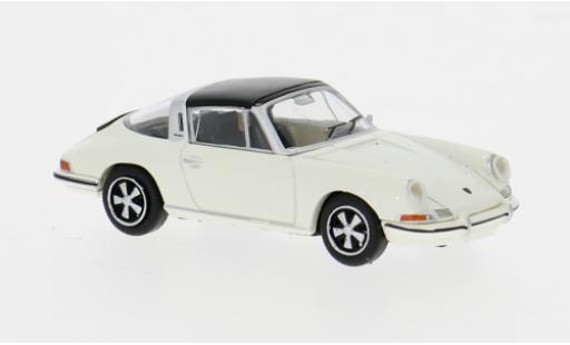 Diecast model cars Porsche 911 Targa white 1964 1/87 Brekina