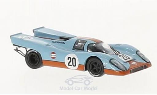 Diecast model cars Porsche 917 1970 K No.20 Gulf Team John Wyer Gulf 24h Le Mans J.Siffert/B.Redman 1/87 Brekina