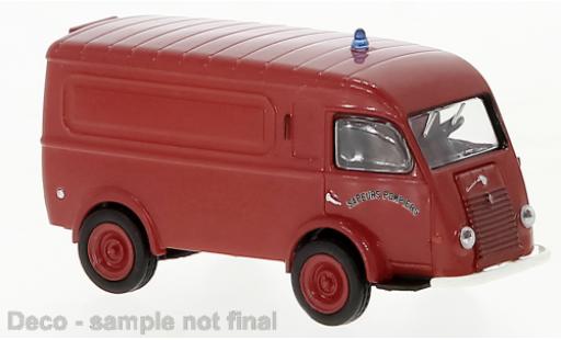 Diecast model cars Renault Goelette Base Sapeurs Fire brigade (F) 1950 1/87 Brekina