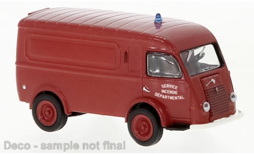 Diecast model cars Renault Goelette Base Service Incendie 1950 1/87 Brekina