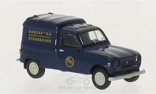 Diecast model cars Renault 4 Fourgonnette R Fourgonnette Danzas Strasbourg 1/87 Brekina