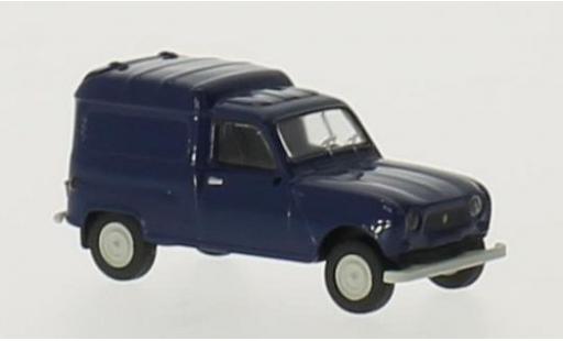Diecast model cars Renault 4 Fourgonnette R Fourgonnette blue 1/87 Brekina