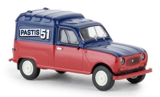 Diecast model cars Renault 4 Fourgonnette R Fourgonnette Partis 51 1961 1/87 Brekina