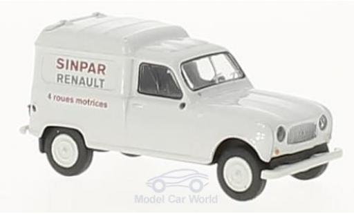 Diecast model cars Renault 4 L R Fourgonnette Sinpar- 1/87 Brekina