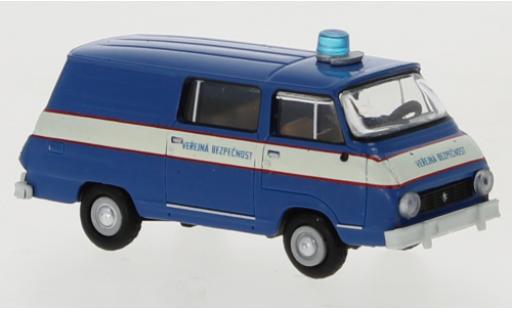 Diecast model cars Skoda 1203 Halbbus blue VB 1969 1/87 Brekina