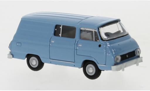 Diecast model cars Skoda 1203 Halbbus blue 1969 1/87 Brekina
