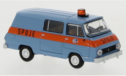 Diecast model cars Skoda 1203 Halbbus Spoje 1969 1/87 Brekina