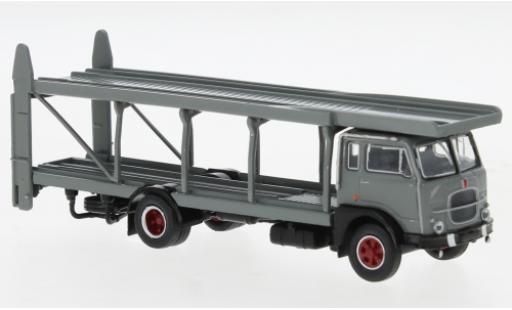 Diecast model cars Fiat 642 Renntransporter Starline camion de transport de voiture grey/black 1962 1/87 Brekina