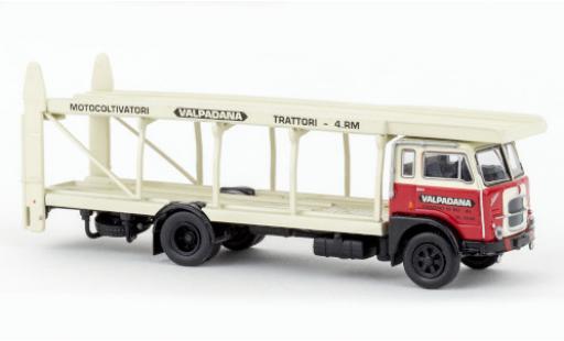 Diecast model cars Fiat 642 Renntransporter Starline camion de transport de voiture Valpadana 1962 1/87 Brekina