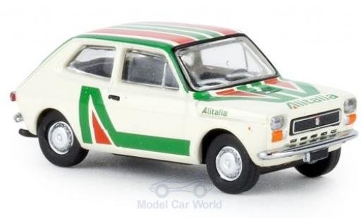 Diecast model cars Fiat 127 Berlina Alitalia 1971 1/87 Brekina