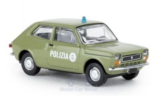 Diecast model cars Fiat 127 Berlina Polizia 1971 1/87 Brekina