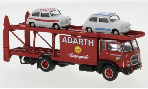 Diecast model cars Fiat 642 Renntransporter Abarth 1962 1/87 Brekina