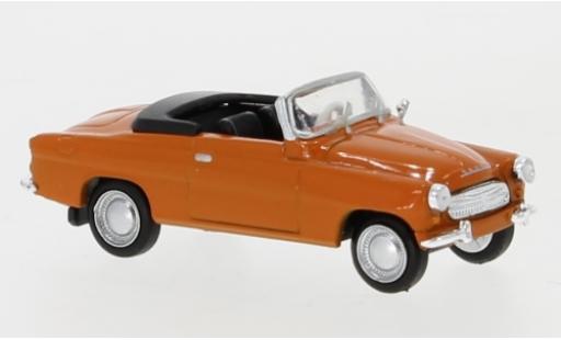 Diecast model cars Skoda Felicia Base orange 1959 1/87 Brekina