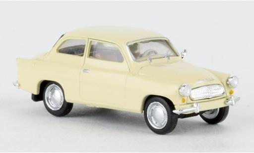 Diecast model cars Skoda Octavia Base beige 1960 1/87 Brekina