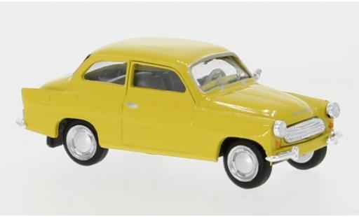 Diecast model cars Skoda Octavia Base yellow 1960 1/87 Brekina