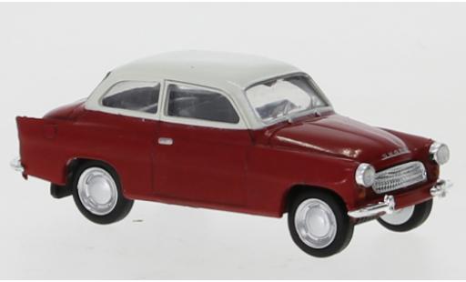 Diecast model cars Skoda Octavia Base red/white 1960 1/87 Brekina