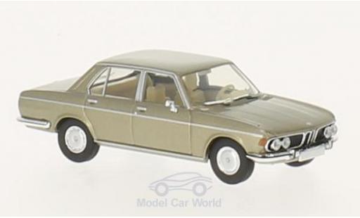Diecast model cars Bmw 3.0 berline Si metallic beige 1/87 Brekina