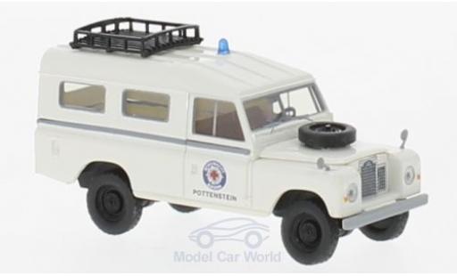 Diecast model cars Land Rover 109 Base Bergwacht 1/18 Brekina