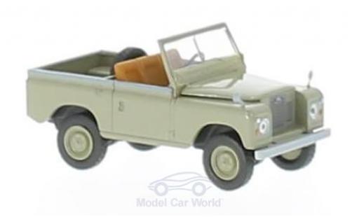 Diecast model cars Land Rover 88 Base grey 1/18 Brekina