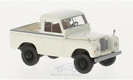 Diecast model cars Land Rover 88 Base Hardtop white 1/18 Brekina