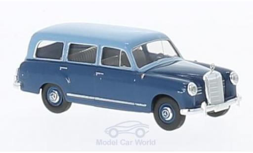Diecast model cars Mercedes 180 Kombi Estate blue/blue 1/87 Brekina