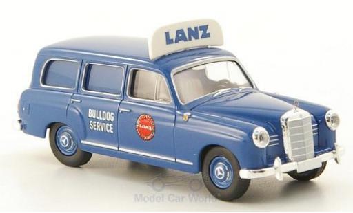 Diecast model cars Mercedes 180 Kombi Estate Lanz Billdog-Service 1/87 Brekina