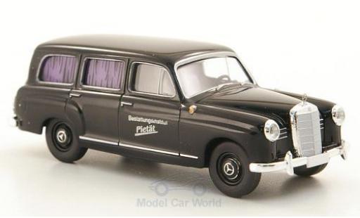 Diecast model cars Mercedes 180 Kombi Estate black Bestattungsinstitut Piet&Atilde;&curren;t 1/87 Brekina
