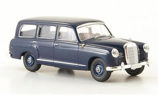 Diecast model cars Mercedes 180 Kombi Estate (W 120) blue 1956 without Vitrine 1/87 Brekina