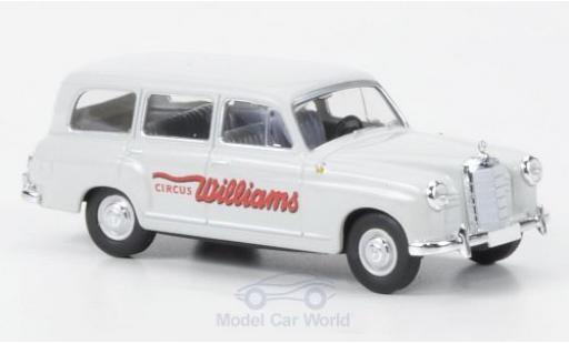 Diecast model cars Mercedes 180 Kombi Estate (W120) Circus Williams 1/87 Brekina