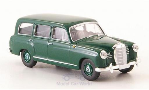 Diecast model cars Mercedes 180 Kombi Estate (W120) green 1955 1/87 Brekina