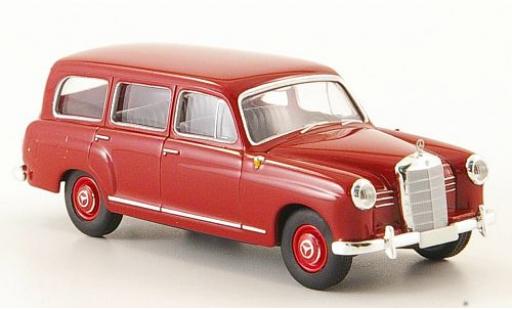 Diecast model cars Mercedes 180 Kombi Estate (W120) red 1955 1/87 Brekina