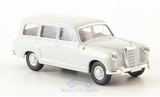 Diecast model cars Mercedes 180 Kombi Estate (W120) grey 1955 1/87 Brekina