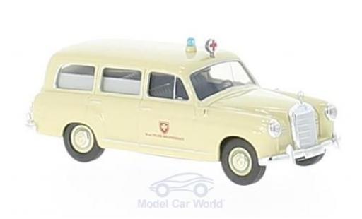 Diecast model cars Mercedes 180 Base Malteser Krankenwagen 1/87 Brekina
