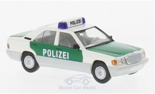 Diecast model cars Mercedes 190 Base Police Bremen 1/87 Brekina