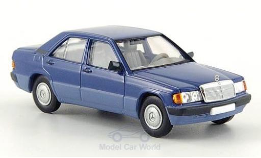 Diecast model cars Mercedes 190 Base (W201) blue 1988 1/87 Brekina