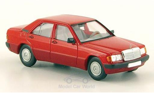 Diecast model cars Mercedes 190 Base (W201) red 1988 1/87 Brekina