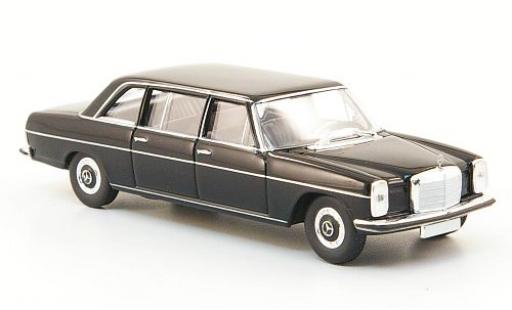 Diecast model cars Mercedes 220 Base D lang (W115) black 1/87 Brekina