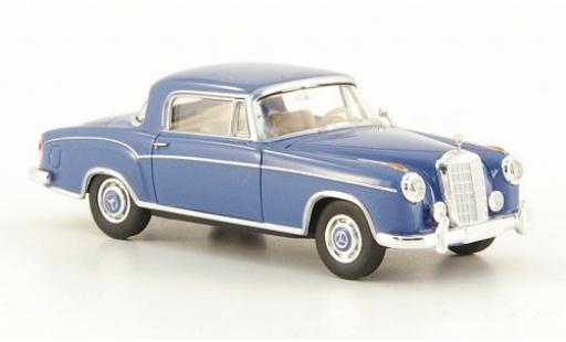 Diecast model cars Mercedes 220 Coupe S (W180 II) blue 1/87 Brekina