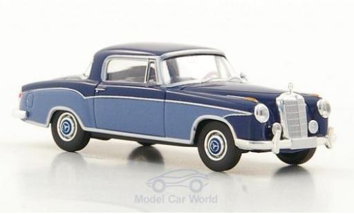 Diecast model cars Mercedes 220 Coupe S (W180 II) blue/blue 1/87 Brekina