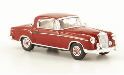 Diecast model cars Mercedes 220 Coupe S (W180 II) red 1/87 Brekina