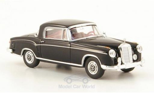 Diecast model cars Mercedes 220 Coupe S (W180 II) black 1/87 Brekina