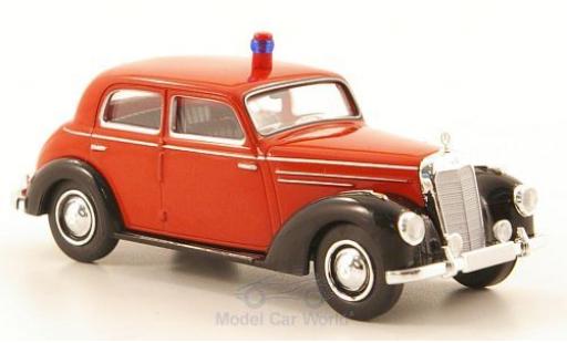 Diecast model cars Mercedes 220 Base (W187) Fire brigade 1/87 Brekina