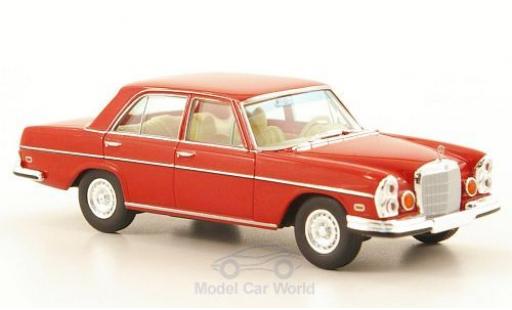 Diecast model cars Mercedes 280 SE 4.5 (W108) red US-Version 1/87 Brekina