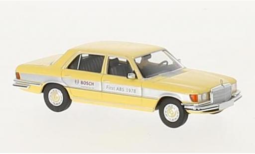 Diecast model cars Mercedes 450 Base SEL (W116) Bosch ABS 1/87 Brekina