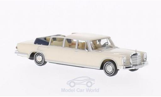 Diecast model cars Mercedes 600 Landaulet white hood ge&Atilde;&para;ffnet 1/87 Brekina