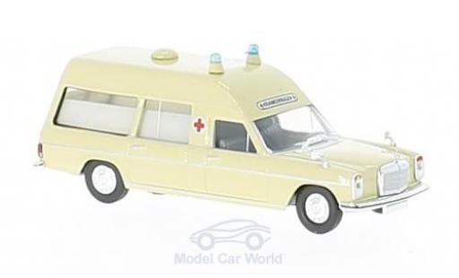 Diecast model cars Mercedes /8 Base beige Krankenwagen without Vitrine 1/87 Brekina
