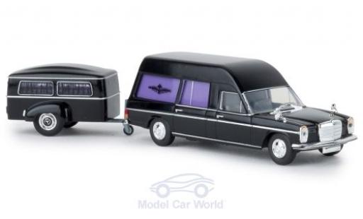 Diecast model cars Mercedes /8 Base Bestattungswagen with Anh&Atilde;&curren;nger 1/87 Brekina