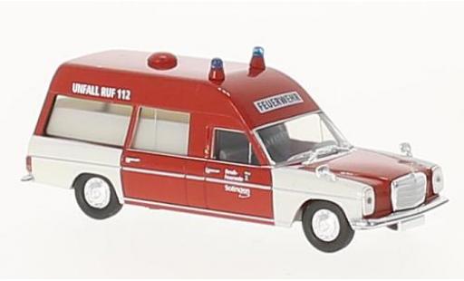 Diecast model cars Mercedes /8 Base KTW Fire brigade Solingen 1/87 Brekina