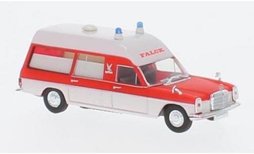 Diecast model cars Mercedes /8 Base KTW red/white Falck 1/87 Brekina